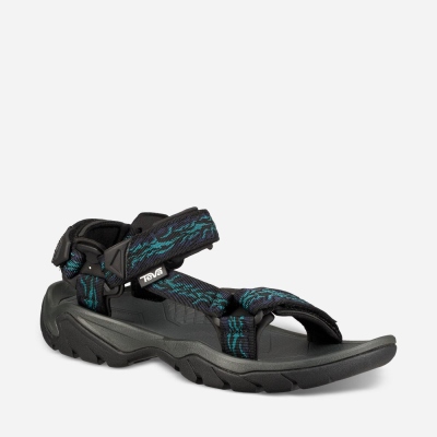 Teva Terra Fi 5 Universal - Men's Teva Sandals - Dark Grey | India (FKXM30592)